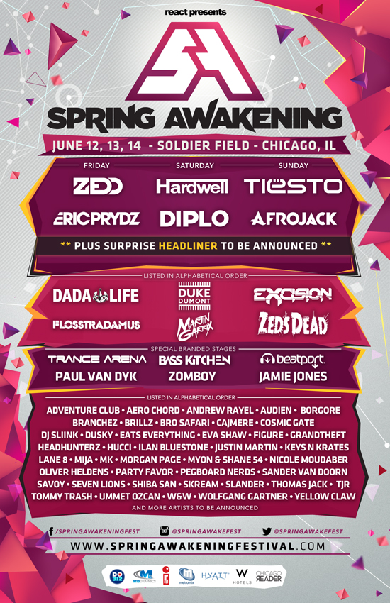 Spring Awakening Music Festival Releases 2015 Lineup RTT