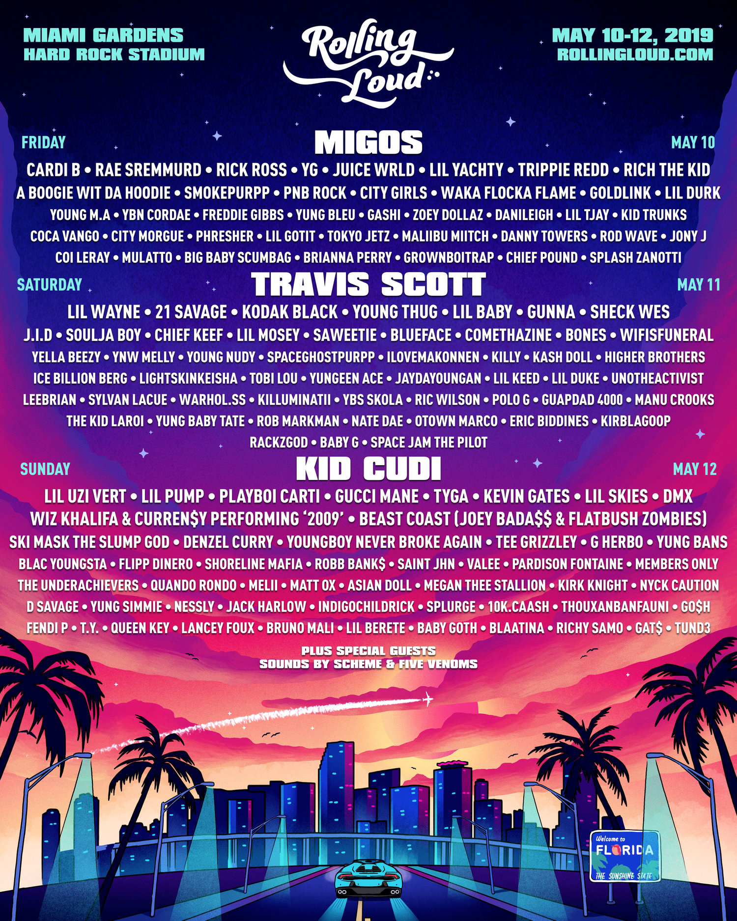 Rolling Loud Los Angeles 2023 Lineup Revealed Images