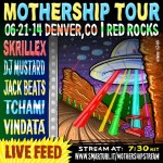 Skrillex Brings The Mothership To Red Rocks [Live Stream]
