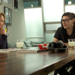 Katie Couric Interviews Skrillex, Talks Justin Beiber, His Hair, & So Much More