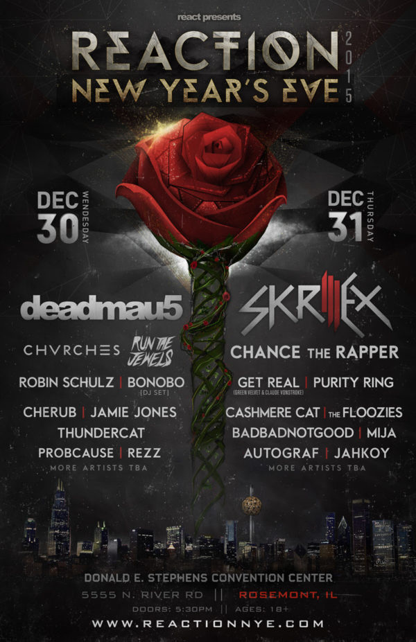 Reaction New Year's Eve Chicago Unleashes Massive Lineup Run The Trap