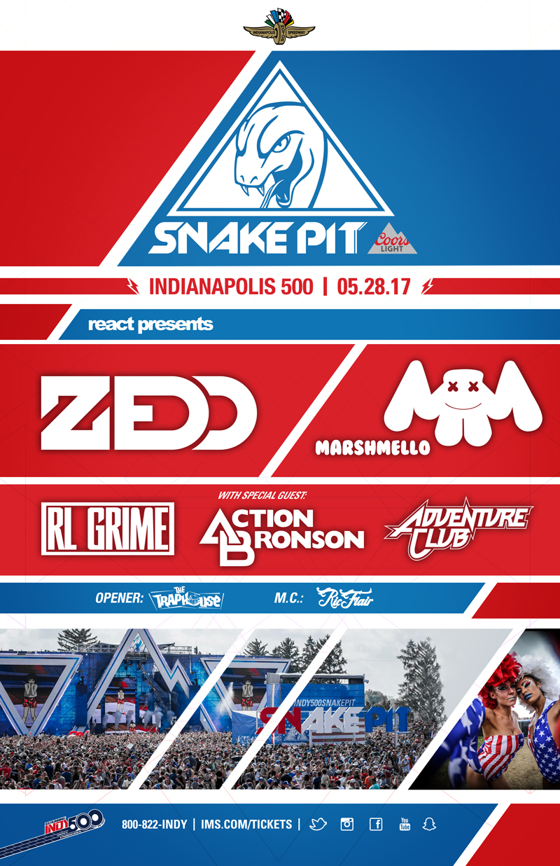 Contest Win Tickets to the Indy 500 Snake Pit ft. Marshmello, RL