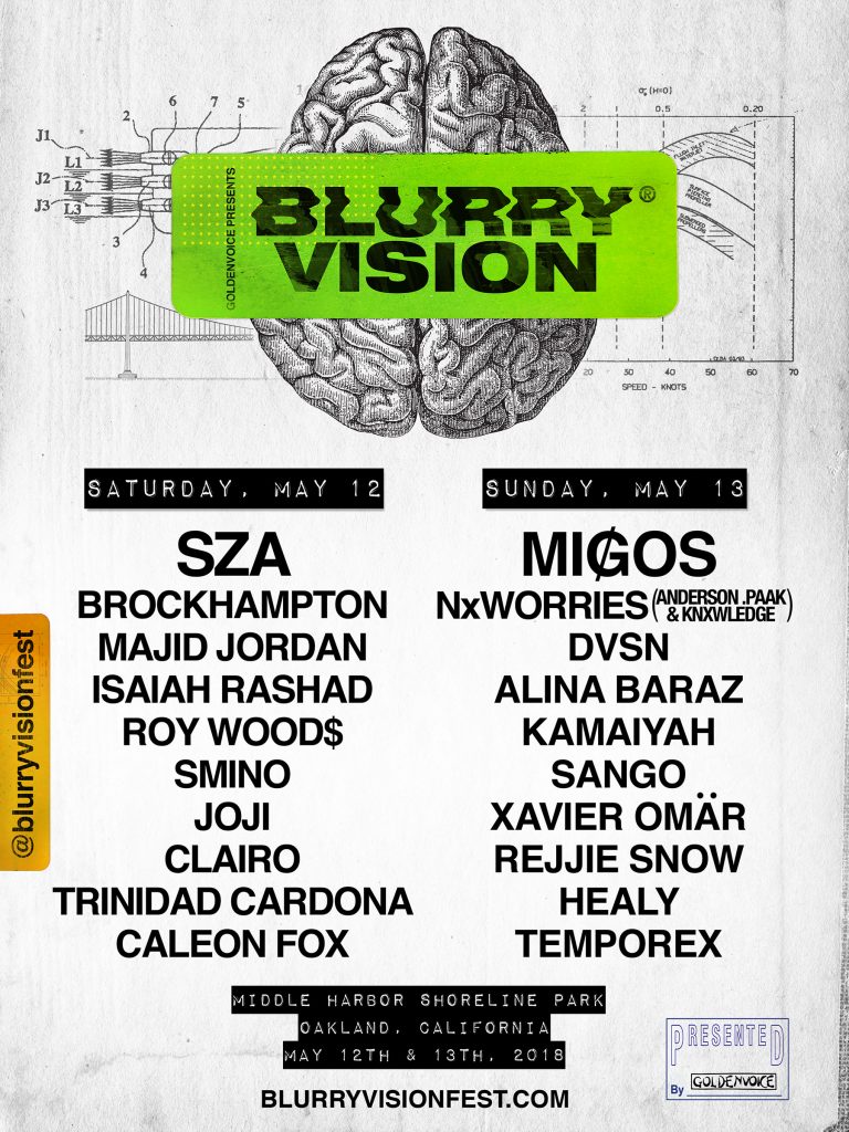 Blurry Vision Festival Is Bringing SZA, Migos & More To The Bay Area