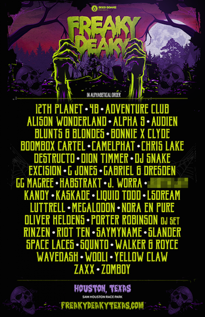 Freaky Deaky Texas Drops Jaw Dropping Lineup for Their Inaugural