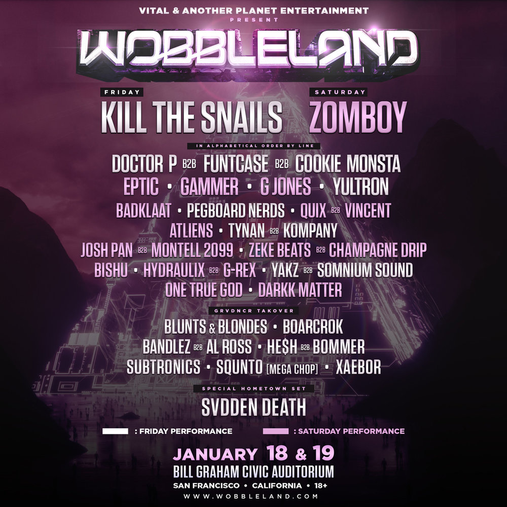 Wobbleland 2019 Is Bringing Some INSANE Talent This Year