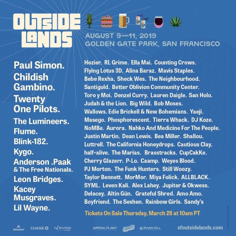 Outside Lands Reveals Massive Lineup Featuring Childish Gambino, Flume