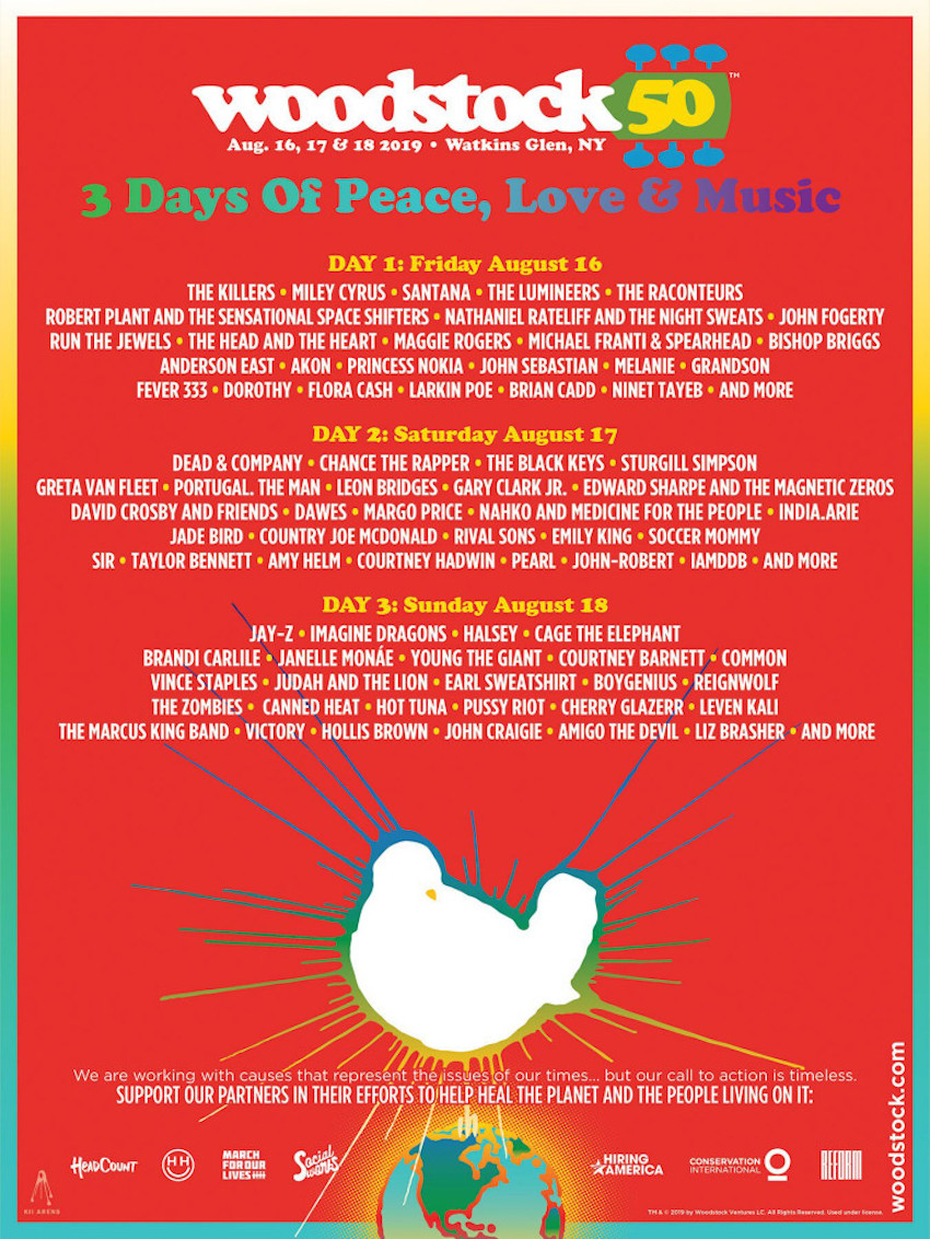 Woodstock-2019-lineup