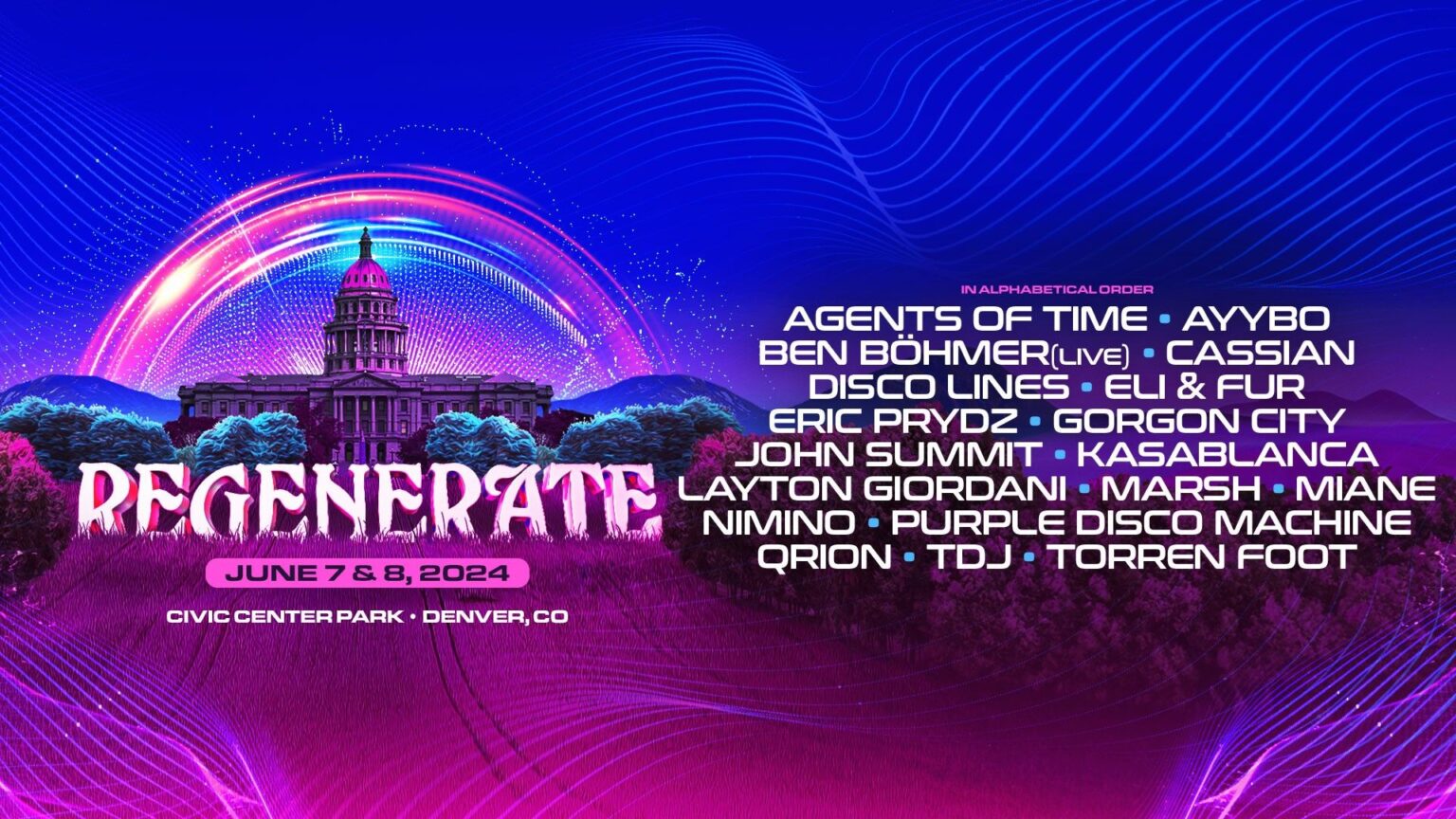 Regenerate Music Festival Returns to Denver with Stacked Lineup feat